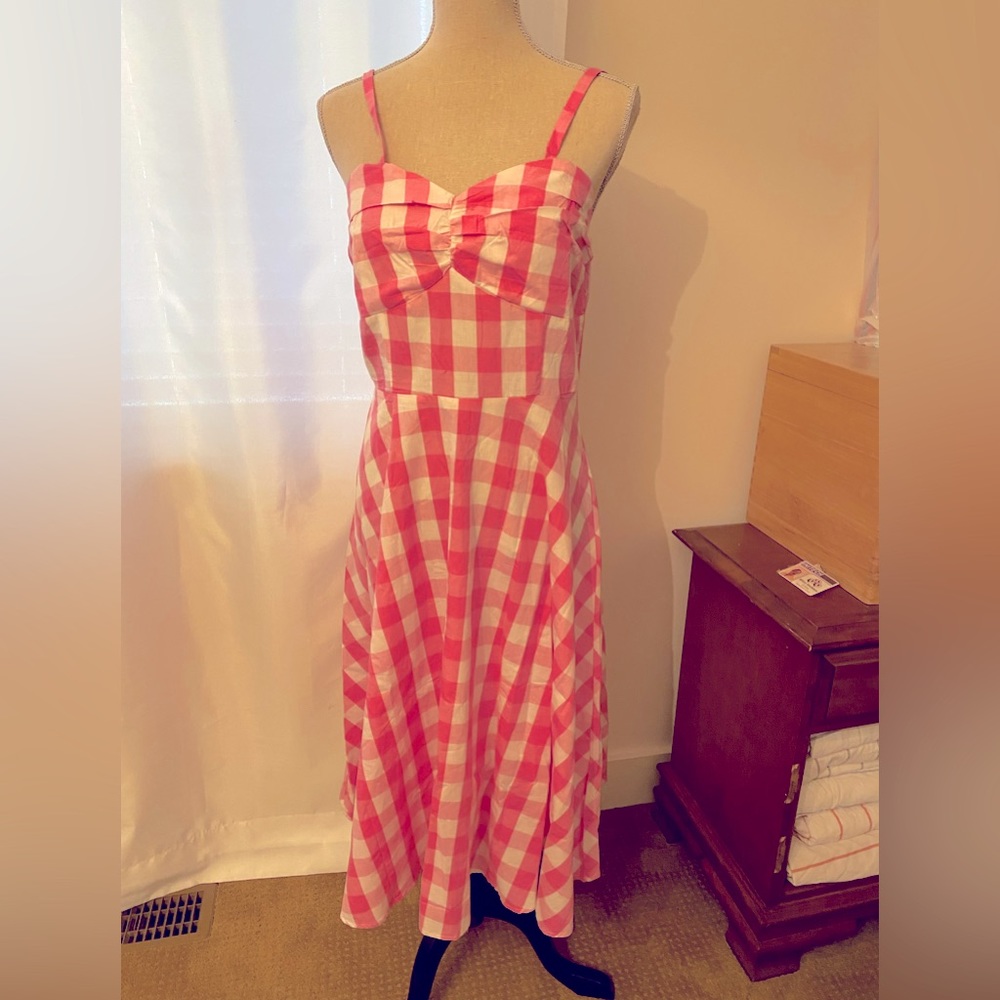 Pink Gingham Barbie Dress
